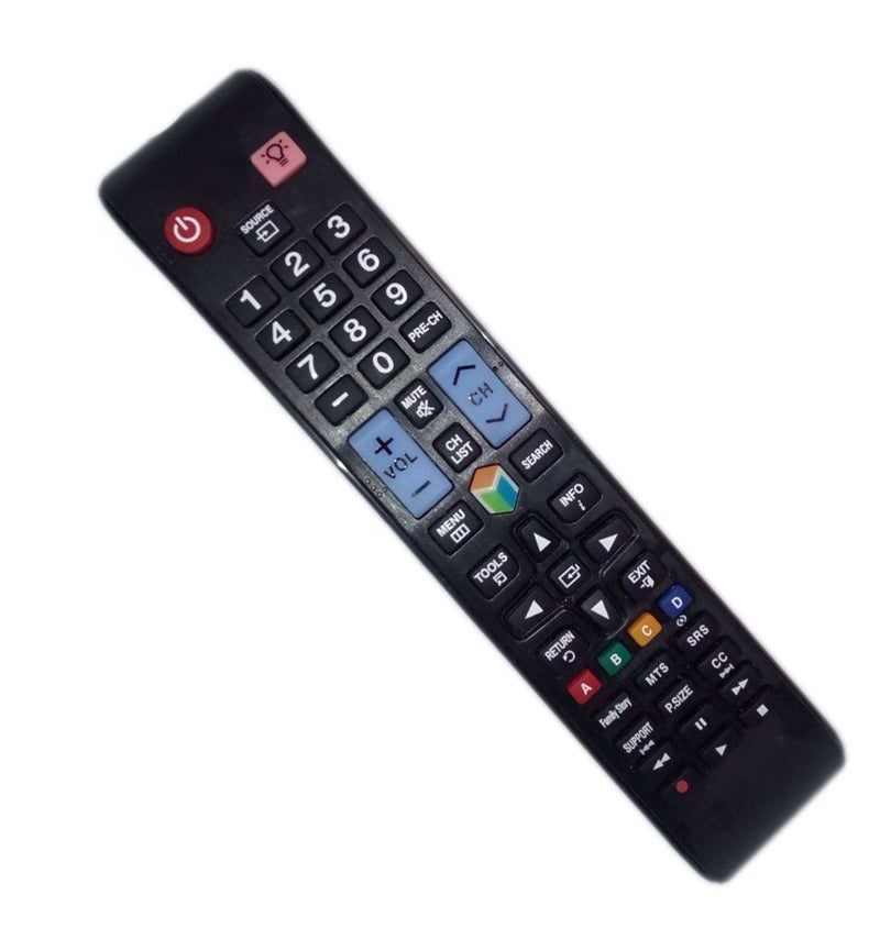 JustFine Replaced Remote Control Compatible for Samsung UN40EH5300 UN32EH5300F UN46EH5300FXZA UN50ES6150FXZA UN60ES6150F LED LCD HDTV Smart TV - Image 1